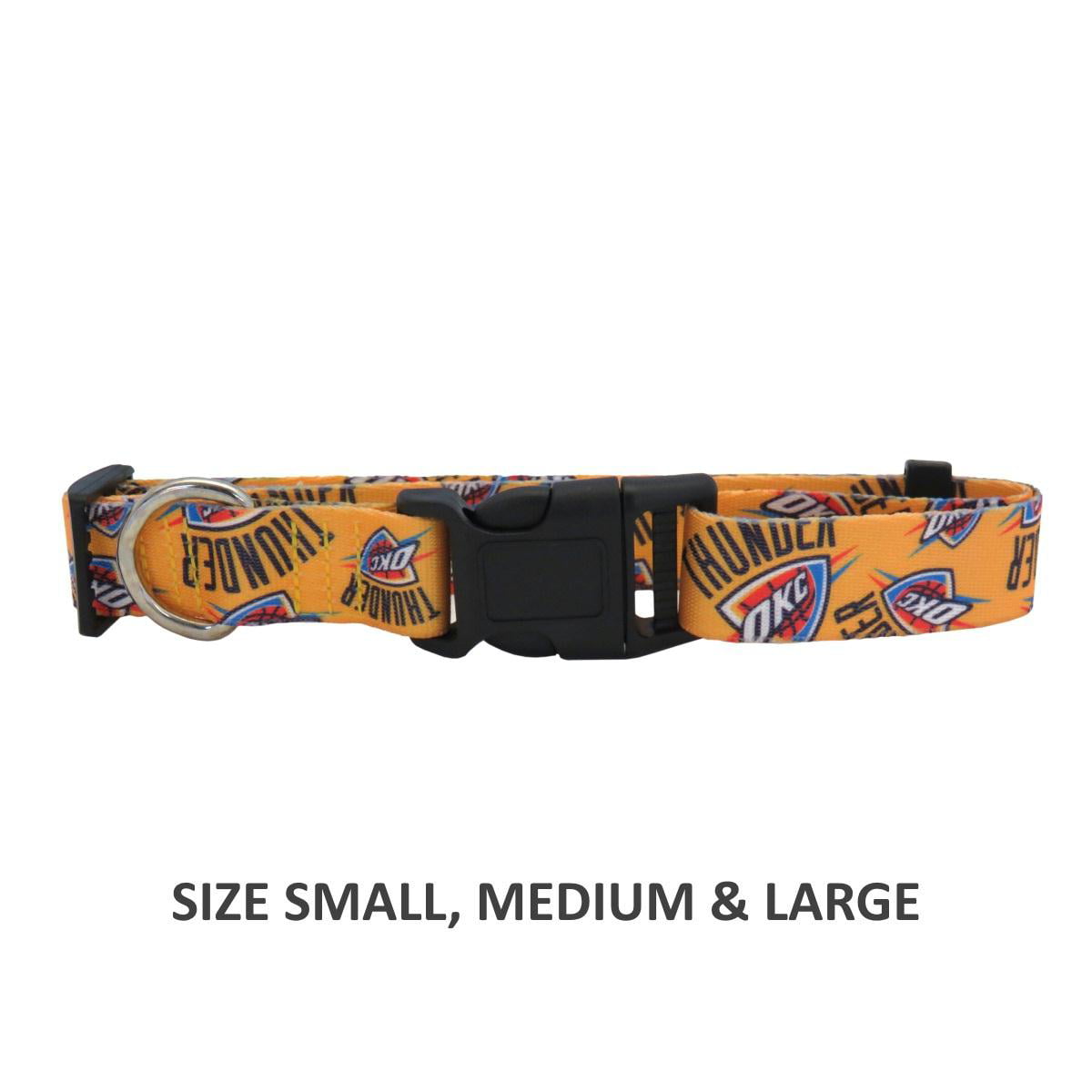 Oklahoma City Thunder Pet Collar Size S Special Order