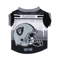 Oakland Raiders Pet Performance Tee Shirt Size M