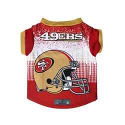 San Francisco 49ers Pet Performance Tee Shirt Size XS
