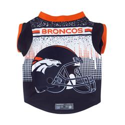 Denver Broncos Pet Performance Tee Shirt Size S