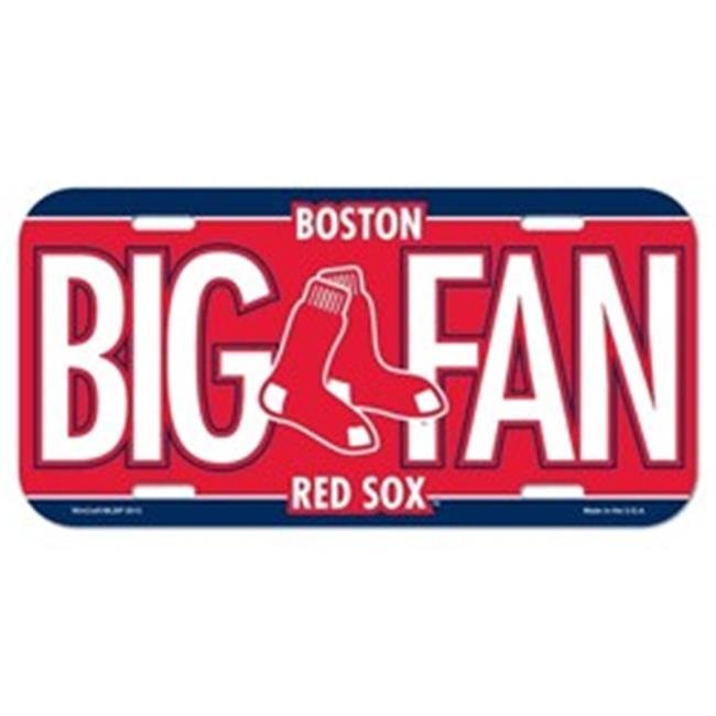 Picture of Boston Red Sox License Plate Plastic