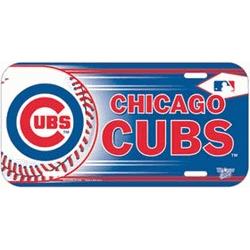 Chicago Cubs License Plate Plastic