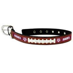 Picture of Texas Longhorns Classic Leather Toy Football Collar