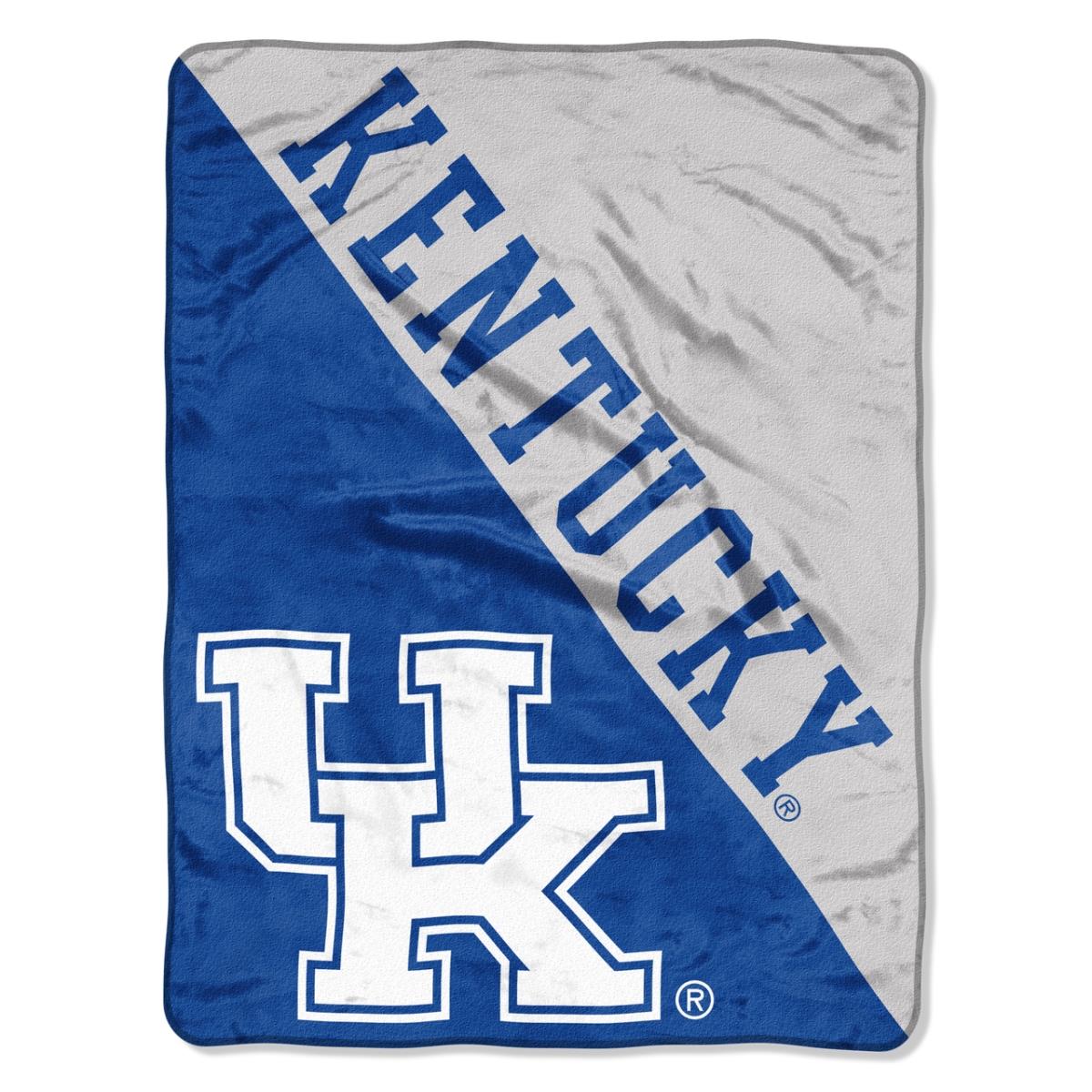 Picture of Kentucky Wildcats Blanket 46x60 Micro Raschel Halftone Design Rolled