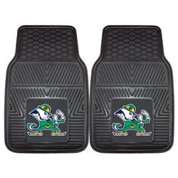 Notre Dame Fighting Irish Heavy Duty 2-Piece Vinyl Car Mats