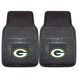 Green Bay Packers Car Mats Heavy Duty 2 Piece Vinyl