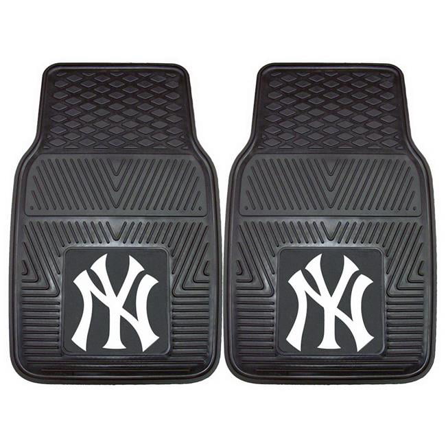 New York Yankees Heavy Duty 2-Piece Vinyl Car Mats