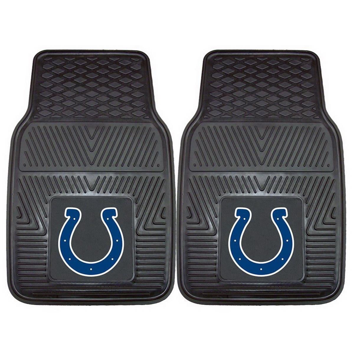 Logo Brands Indianapolis Colts Two-Piece Vinyl Car Mat Set