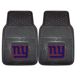 Logo Brands New York Giants Two-Piece Vinyl Car Mat Set