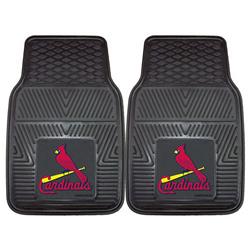 St. Louis Cardinals Heavy Duty 2-Piece Vinyl Car Mats