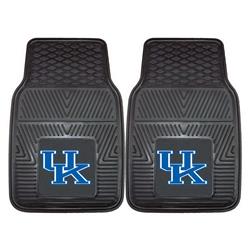 Kentucky Wildcats Heavy Duty 2-Piece Vinyl Car Mats