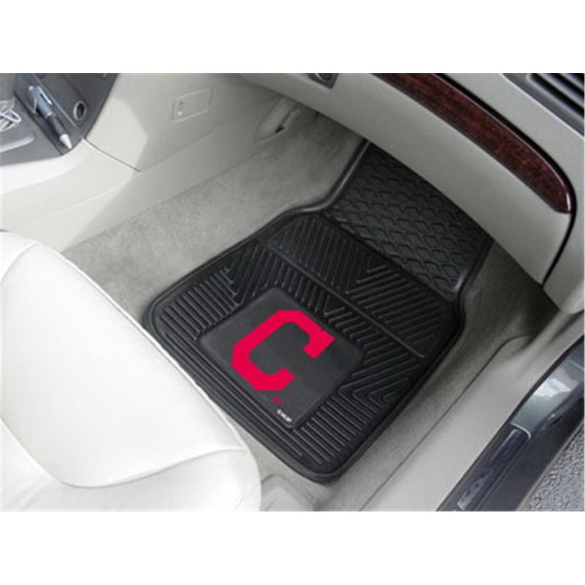 Cleveland Indians Car Mats Heavy Duty 2 Piece Vinyl Special Order