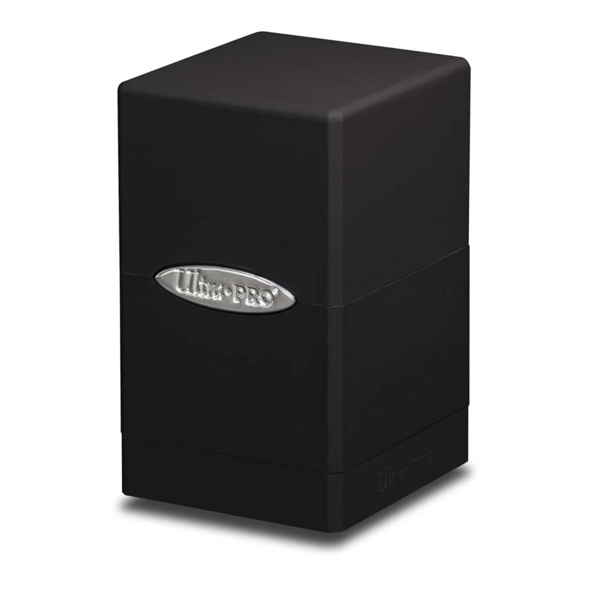 Satin Tower Deck Box - Black