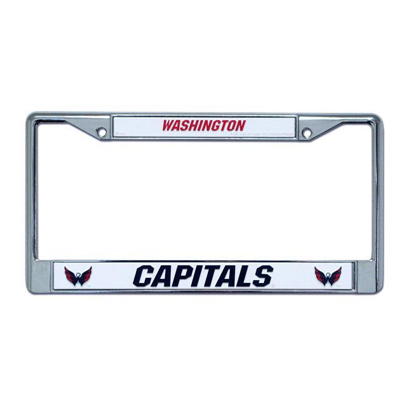 Picture of Washington Capitals License Plate Frame Chrome