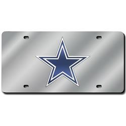 Picture of Dallas Cowboys License Plate Laser Cut Silver