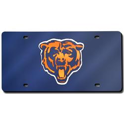 Picture of Chicago Bears License Plate Laser Cut Navy