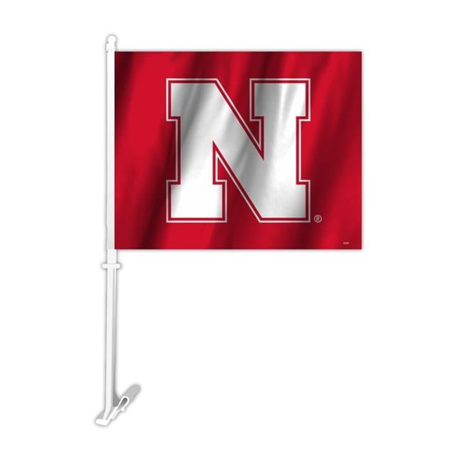 Picture of Nebraska Cornhuskers Car Flag N Logo