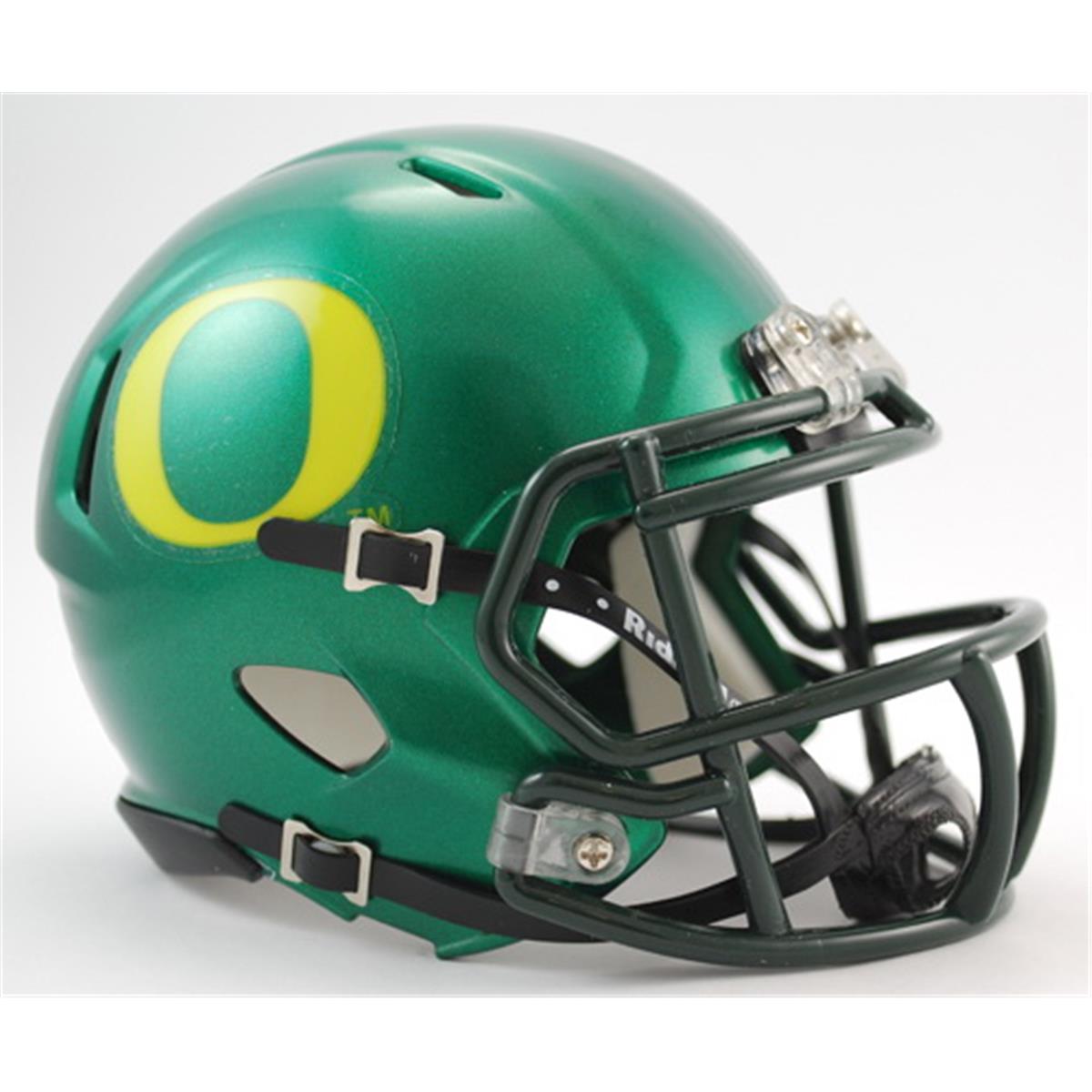 Oregon Ducks Speed Mini Helmet - Green/Yellow - 5in. - Replica with Interior Padding