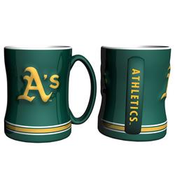 Picture of Oakland Athletics Coffee Mug - 14oz Sculpted Relief