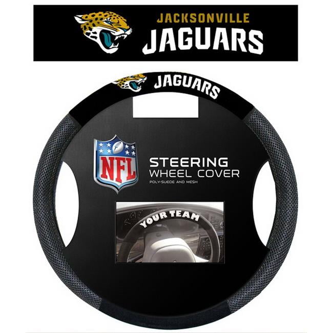 Jacksonville Jaguars Steering Wheel Cover Mesh Style