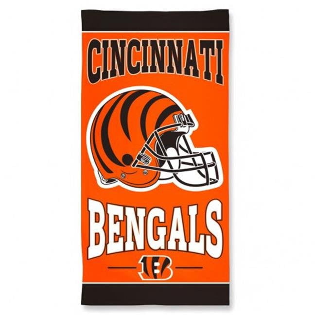 Picture of Cincinnati Bengals Towel 30x60 Beach Style