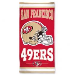 San Francisco 49ers Towel 30x60 Beach Style