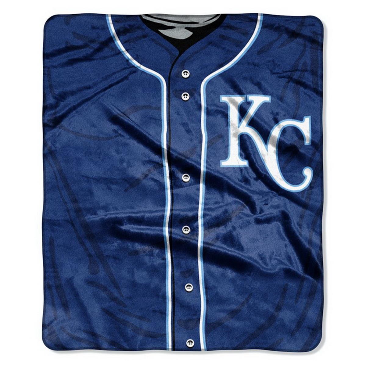 Picture of Kansas City Royals Blanket 50x60 Raschel Jersey Design