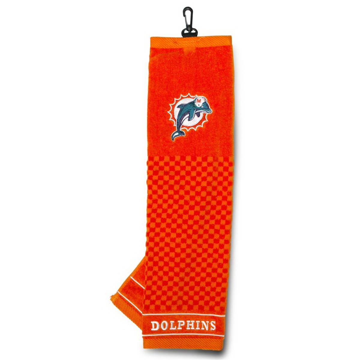 Picture of Miami Dolphins 16&quot;x22&quot; Embroidered Golf Towel