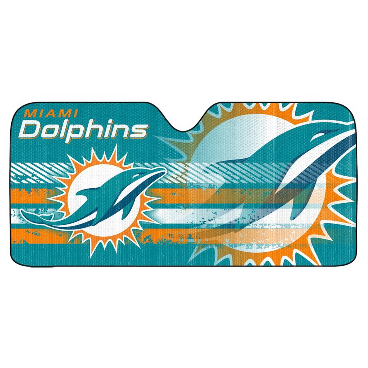 Miami Dolphins Auto Sun Shade - 59"x27"