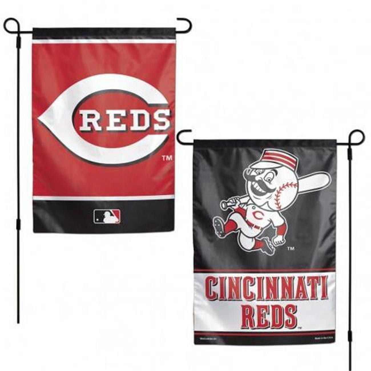 Picture of Cincinnati Reds Flag 12x18 Garden Style 2 Sided