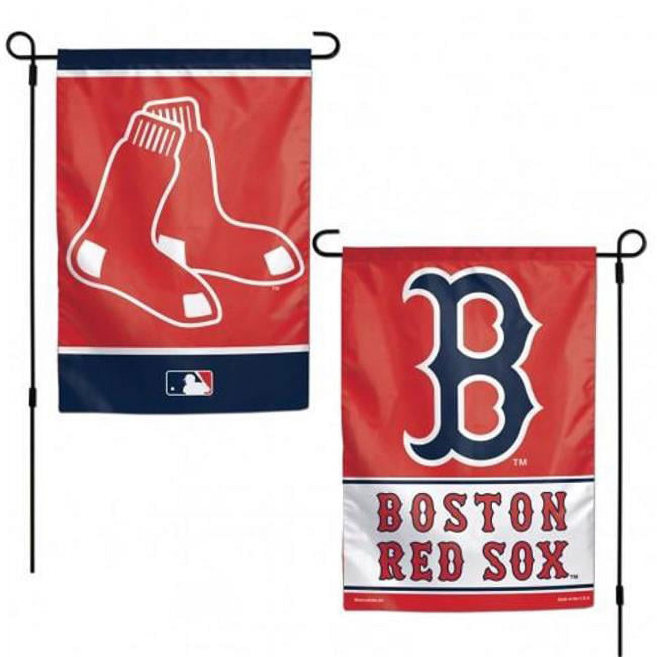 Picture of Boston Red Sox Flag 12x18 Garden Style 2 Sided
