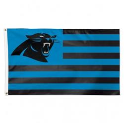 Picture of Carolina Panthers Flag 3x5 Deluxe Americana Design