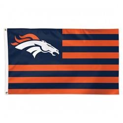 Picture of Denver Broncos Flag 3x5 Deluxe Americana Design