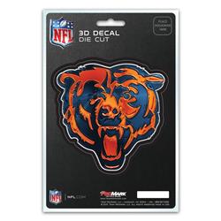 MKW  5 x 8 Chicago Bears Die Cut 3D Logo Design Decal