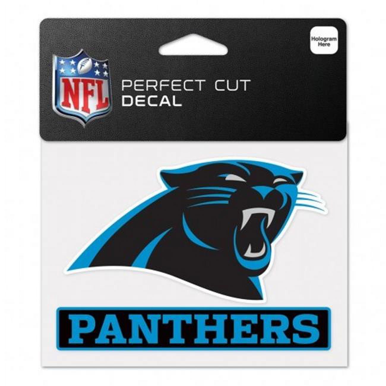 Picture of Carolina Panthers Decal 4.5x5.75 Perfect Cut Color