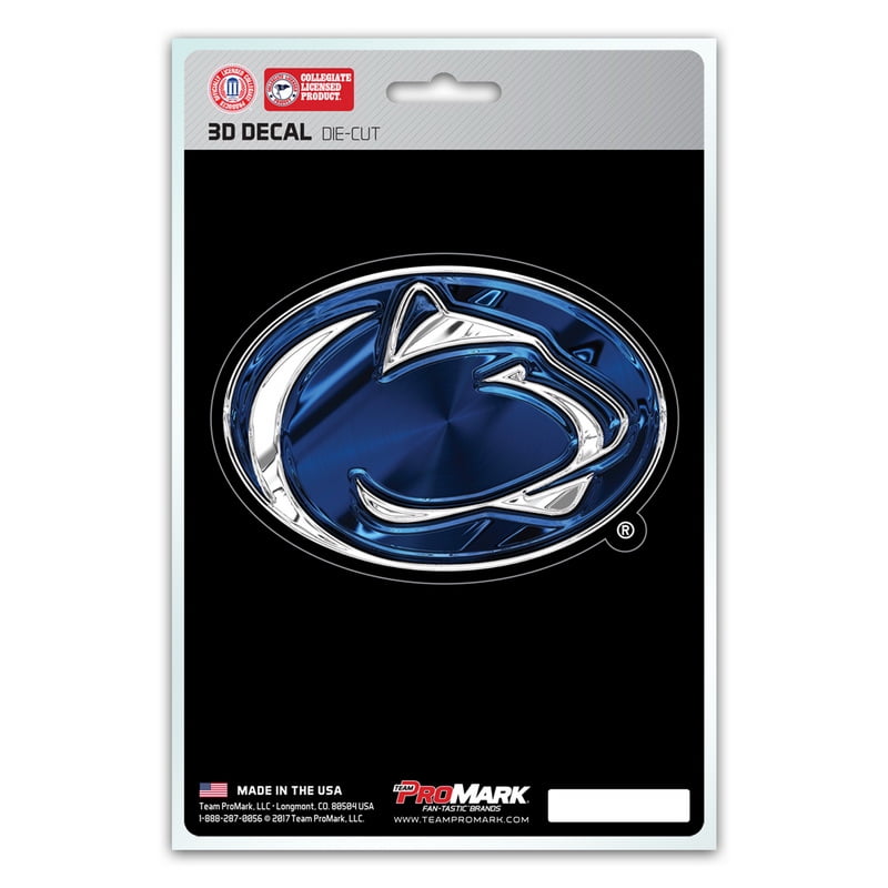 Picture of Caseys 8162028854 Penn State Nittany Lions Decal 5 x 8 in. Die Cut 3D Logo Design