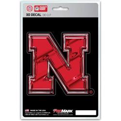 Nebraska Cornhuskers Decal 5x8 Die Cut 3D Logo Design