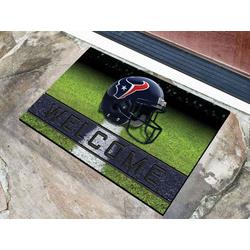 Logo Brands Houston Texans 18" x 30" Crumb Rubber Door Mat