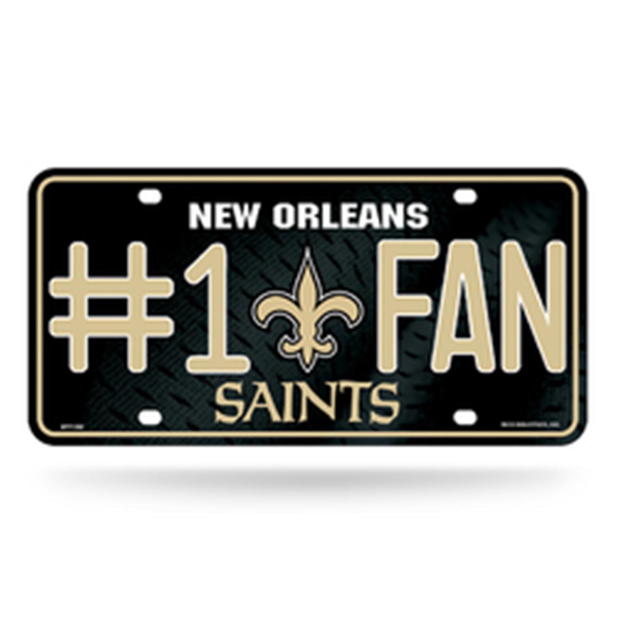 Picture of New Orleans Saints License Plate #1 Fan