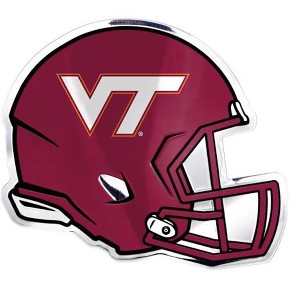 Virginia Tech Hokies Auto Emblem Helmet Design