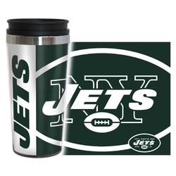 New York Jets Travel Mug 14oz Full Wrap Style Hype Design