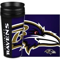 Baltimore Ravens Travel Mug 14oz Full Wrap Style Hype Design