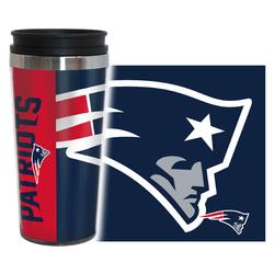 Picture of New England Patriots Travel Mug 14oz Full Wrap Style Hype Design