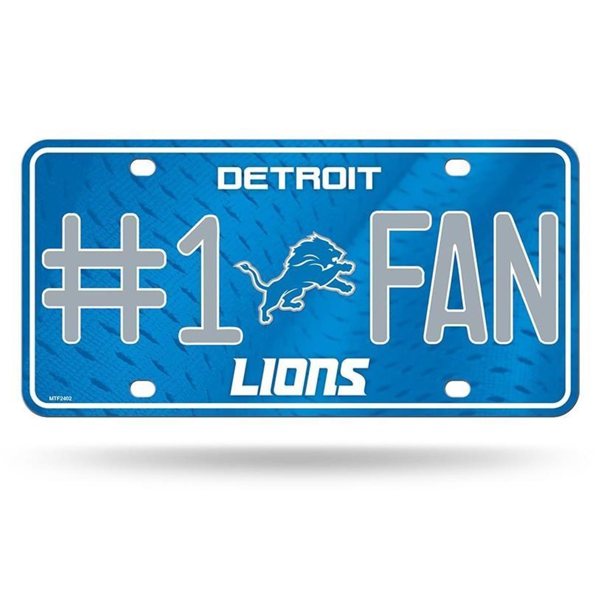 Picture of Detroit Lions License Plate #1 Fan