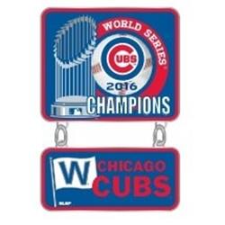 Chicago Cubs Pin Dangler Trophy 2016 World Series Champs