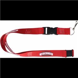 Wisconsin Badgers Lanyard Red