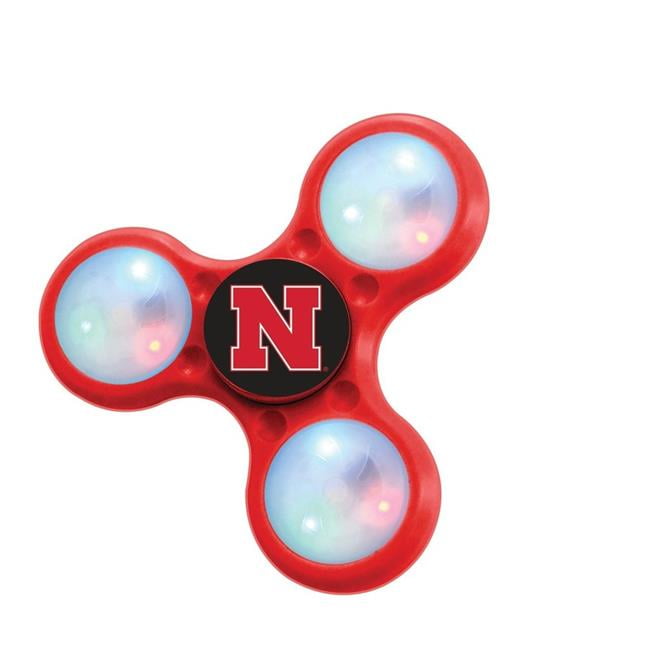 Picture of Nebraska Cornhuskers Spinners 3 Prong LED Style Special Order