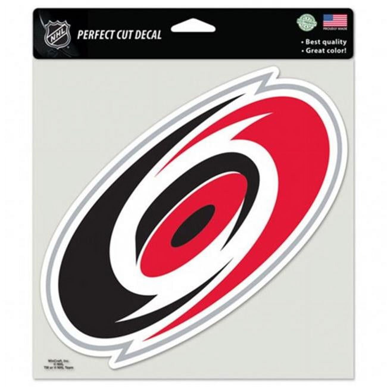 Picture of Carolina Hurricanes Decal 8x8 Perfect Cut Color