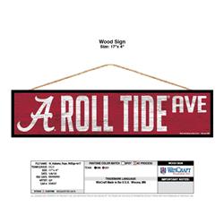 Picture of Alabama Crimson Tide Sign 4x17 Wood Avenue Design