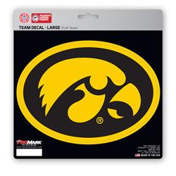 Iowa Hawkeyes Decal 8x8 Die Cut